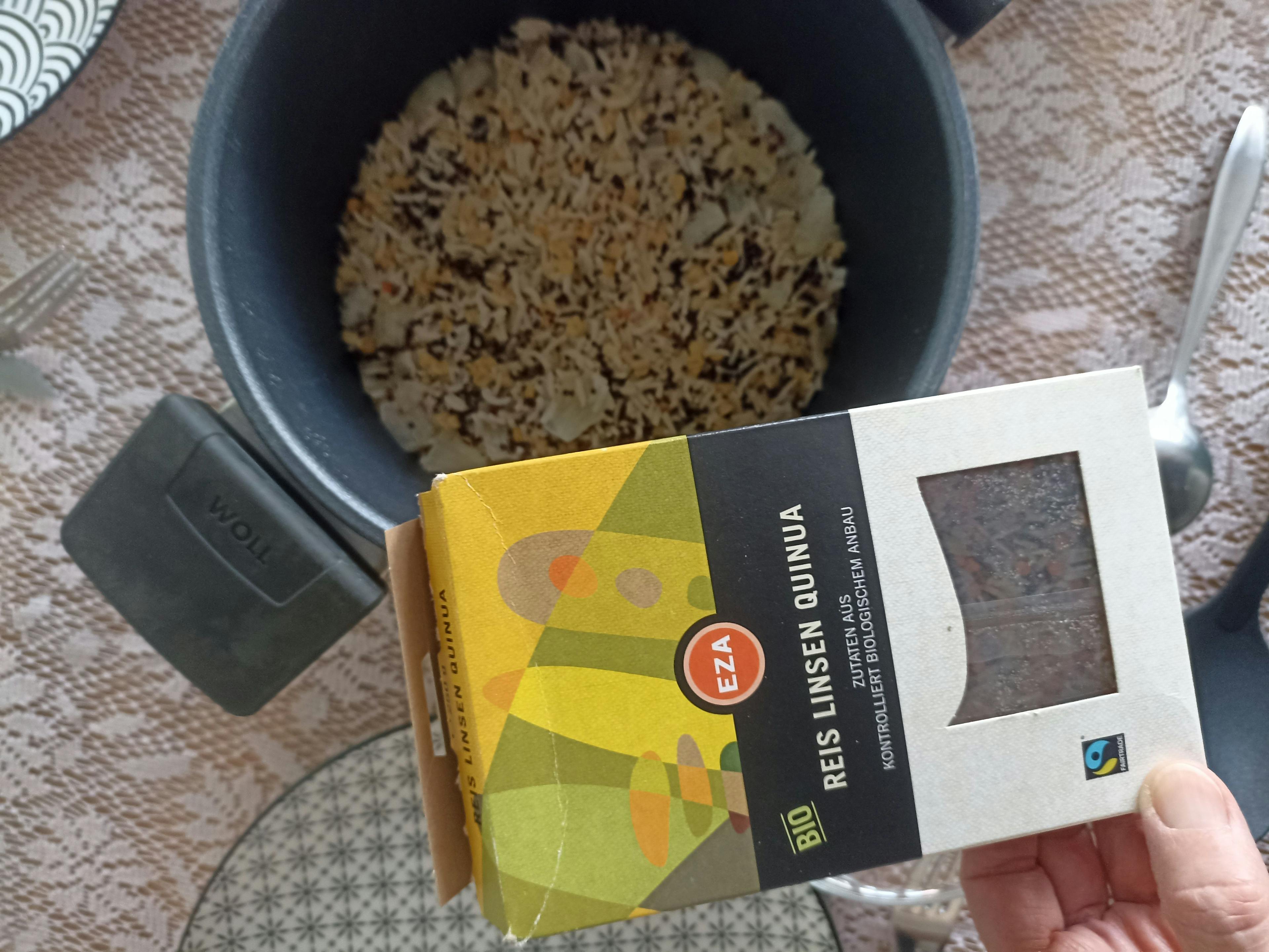 Als gute Hausfrau verwende ich Fairtrade Reis
