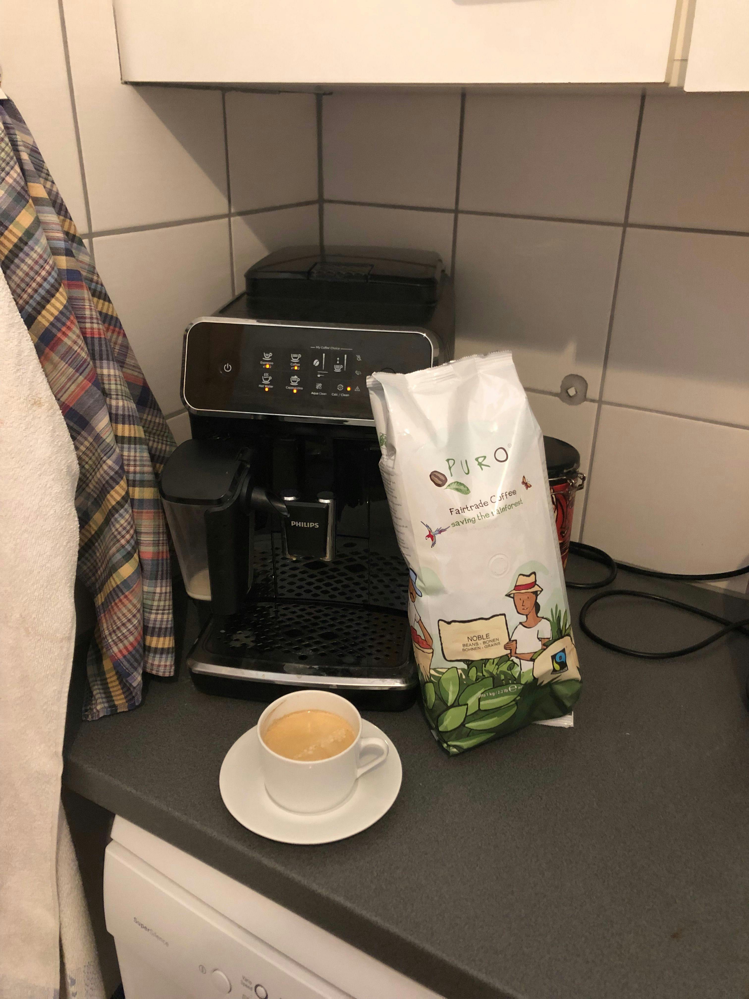Bei uns gibts Fairtrade Kaffee im Büro!