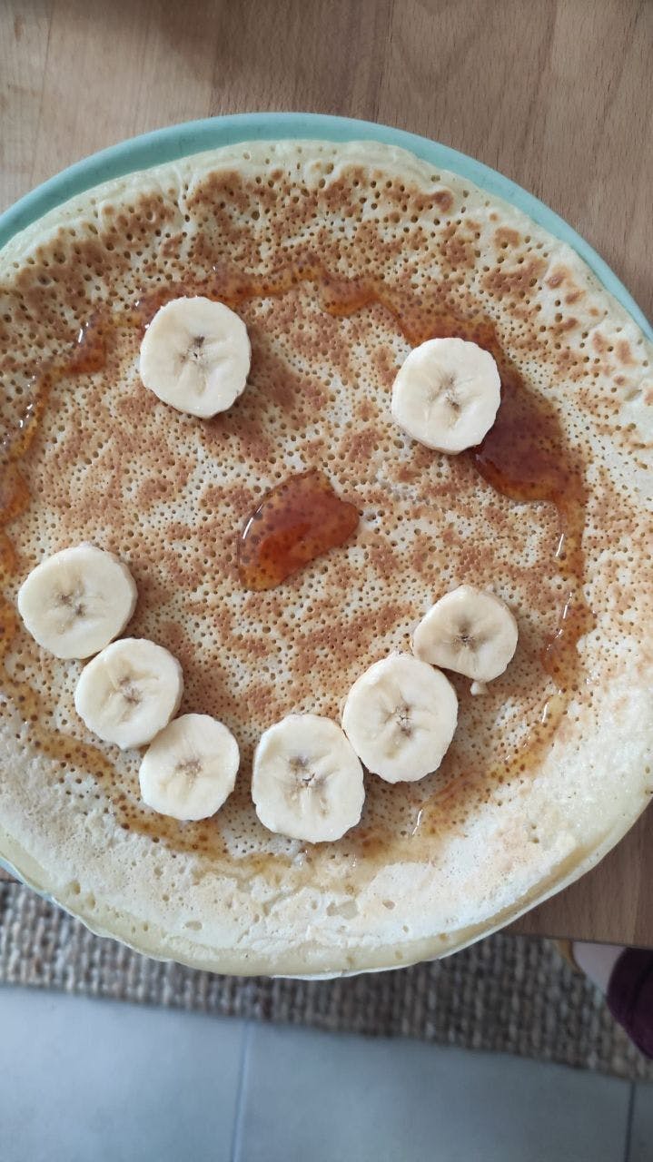 Pancake mit Fairtrade-Banane